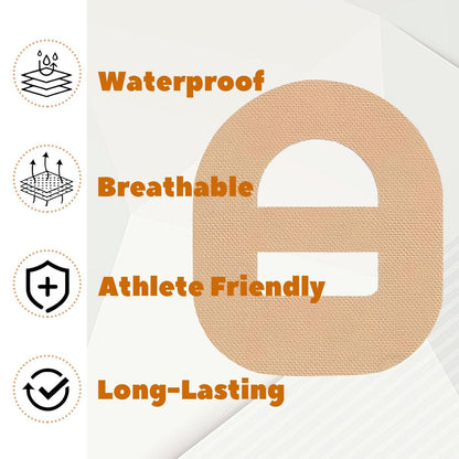 Nepia Omnipod 5 Overpatches 30er-Pack Hautfarben | Wasser- & Schweißfeste Patches | 14-Tage-Haftung | Hypoallergen & Latexfrei für Empfindliche Haut