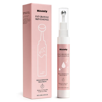 Kisinly Milia Entferner für Augen & Gesicht – Milien Behandlungsserum mit Salicylsäure, Milien Akne Creme