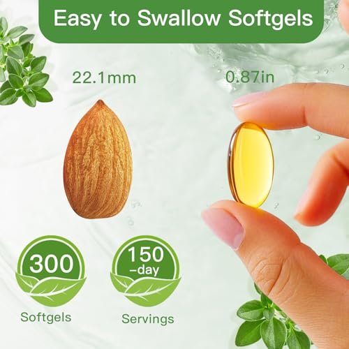 ZEYARUIBO Oreganoöl mit Schwarzkümmelöl – 2-in-1 Oreganoöl Kapseln Bio, 300 Stück | Pflanzlich, Nicht-GVO, Unterstützt Wohlbefinden & Verdauungsgleichgewicht
