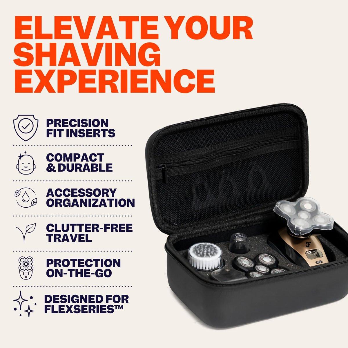 Freebird FlexSeries Travel Case – Robust, wasserabweisend und anpassbar für FlexSeries Rasierer V2.0