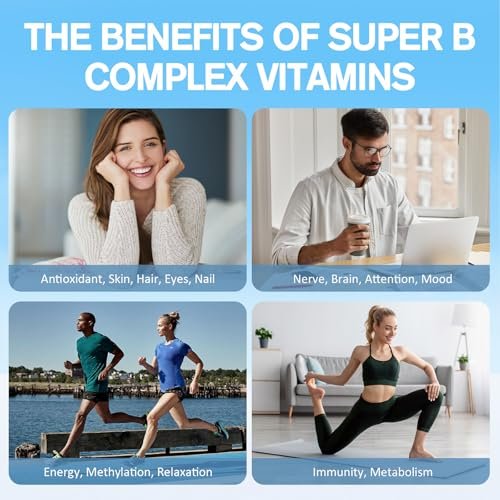 15-in-1 Liposomales Vitamin B Komplex Pro – Zuckerfreie B-Komplex Tropfen mit B1, B2, B3 Niacinamid, Cholin, B5, B6, B7 Biotin, Inositol, Folat, B12, Zink, Lutein, Zeaxanthin, Taurin & Vitamin C, 60 ml