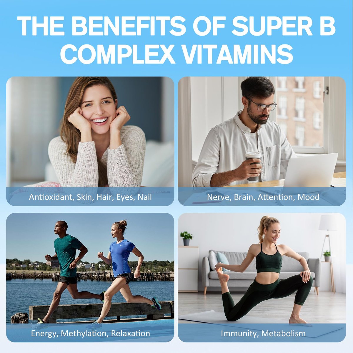 15-in-1 Liposomales Vitamin B Komplex Pro – Zuckerfreie B-Komplex Tropfen mit B1, B2, B3 Niacinamid, Cholin, B5, B6, B7 Biotin, Inositol, Folat, B12, Zink, Lutein, Zeaxanthin, Taurin & Vitamin C, 60 ml