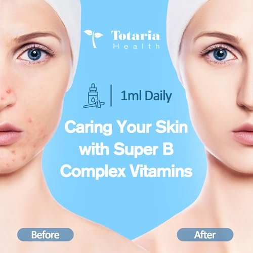 15-in-1 Liposomales Vitamin B Komplex Pro – Zuckerfreie B-Komplex Tropfen mit B1, B2, B3 Niacinamid, Cholin, B5, B6, B7 Biotin, Inositol, Folat, B12, Zink, Lutein, Zeaxanthin, Taurin & Vitamin C, 60 ml