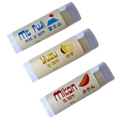 Yuzu Zitrus-Lippenbalsam - 2er-Pack - mit Sheabutter, Rizinusöl, Sonnenblumenöl, Vitamin E - handgefertigt in kleinen Chargen