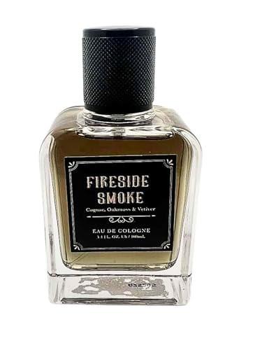 Fireside Smoke Eau de Parfum für Herren – 3,4 FL OZ / 100 ml | Lang anhaltender holziger Duft mit Vetiver & Eichenmoos | Kühner maskuliner Duft | Premium Herrenduft für Abend- und Freizeitkleidung