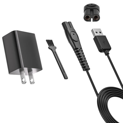 5V Netzteil kompatibel mit Philips Norelco Multigroom MG3919 MG5910 MG7900 MG7910 MG7970 MG3770 MG9520 MG5970 MG9525, Ersatzkabel für Philips 2000 3000 5000 7000 Trimmer, Elektrorasierer