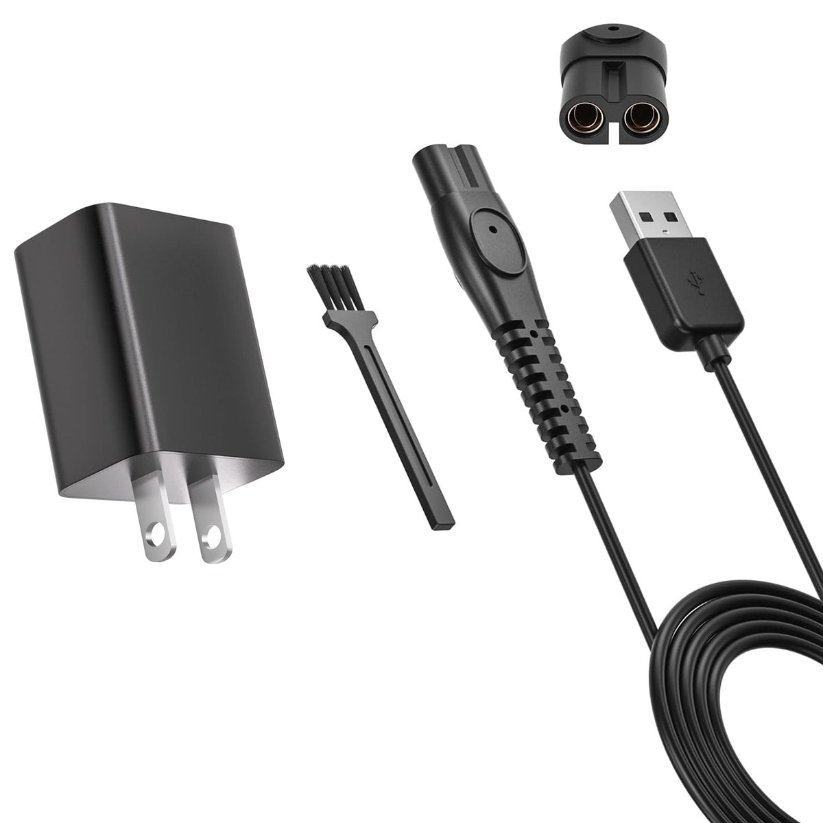 5V Netzteil kompatibel mit Philips Norelco Multigroom MG3919 MG5910 MG7900 MG7910 MG7970 MG3770 MG9520 MG5970 MG9525, Ersatzkabel für Philips 2000 3000 5000 7000 Trimmer, Elektrorasierer