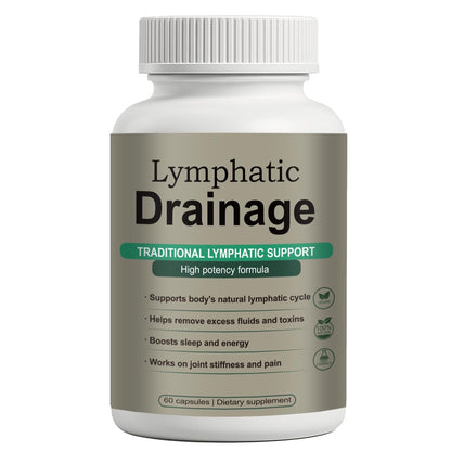 Lymphdrainage Kapseln – Natürliche Kräutermischung mit Löwenzahn, Klette, Kelp & Echinacea – Unterstützt Kreislauf & Flüssigkeitshaushalt