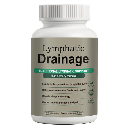 Lymphdrainage Kapseln – Natürliche Kräutermischung mit Löwenzahn, Klette, Kelp & Echinacea – Unterstützt Kreislauf & Flüssigkeitshaushalt