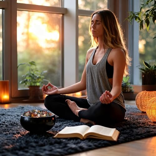 Rahato Polierte Kristalle und Heilsteine, 120 Stück, 0,5 Zoll Steine zum Tumbling, Heilen, Reiki, Meditation, Basteln, Wohndekoration, Mehrfarbig