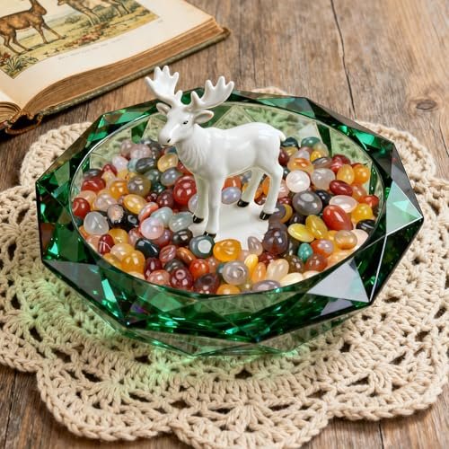 Rahato Polierte Kristalle und Heilsteine, 120 Stück, 0,5 Zoll Steine zum Tumbling, Heilen, Reiki, Meditation, Basteln, Wohndekoration, Mehrfarbig