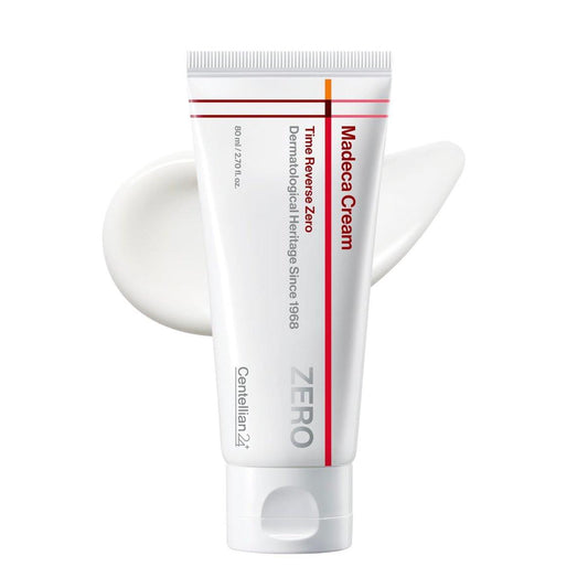CENTELLIAN 24 Madeca Cream Time Reverse Zero 2,70 fl oz – Leichte Anti-Aging-Gesichtsfeuchtigkeitscreme mit Blue Active TECA, kühlender Cica, straffend, intensive Feuchtigkeit, Barrierereparatur, für empfindliche und ölige Haut
