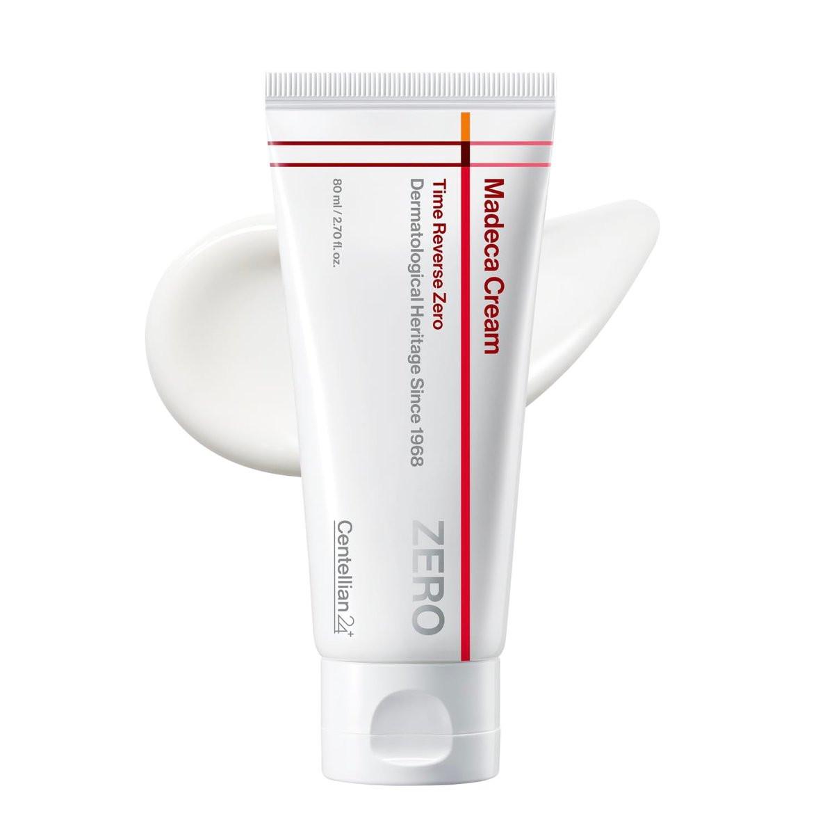 CENTELLIAN 24 Madeca Cream Time Reverse Zero 2,70 fl oz – Leichte Anti-Aging-Gesichtsfeuchtigkeitscreme mit Blue Active TECA, kühlender Cica, straffend, intensive Feuchtigkeit, Barrierereparatur, für empfindliche und ölige Haut