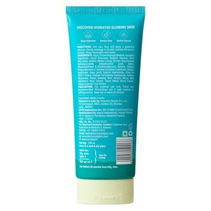 Pilgrim Rice Water Hydra Face Wash mit Niacinamid & Hyaluronsäure – Sanftes Reinigungsgel für ein frisches Hautgefühl, 100 ml