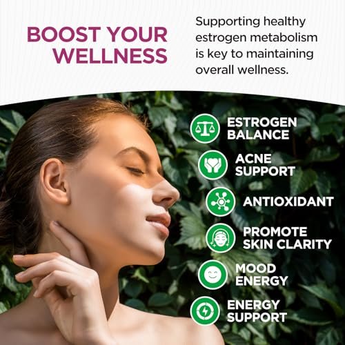 DIM Liquid Drops Supplement für Frauen – Hormonharmonie, Akne-Unterstützung & Multivitamine mit Inositol, Sulforaphan – Hormonbalance, klare Haut & Stimmungsunterstützung, gemischter Beerengeschmack 59 ml