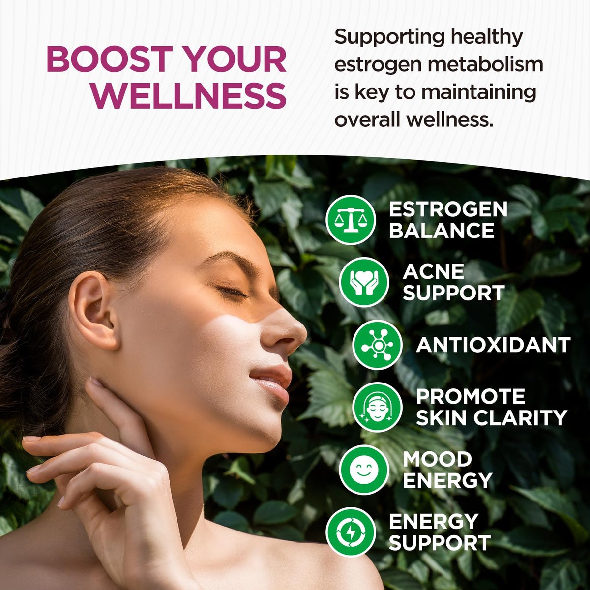 DIM Liquid Drops Supplement für Frauen – Hormonharmonie, Akne-Unterstützung & Multivitamine mit Inositol, Sulforaphan – Hormonbalance, klare Haut & Stimmungsunterstützung, gemischter Beerengeschmack 59 ml