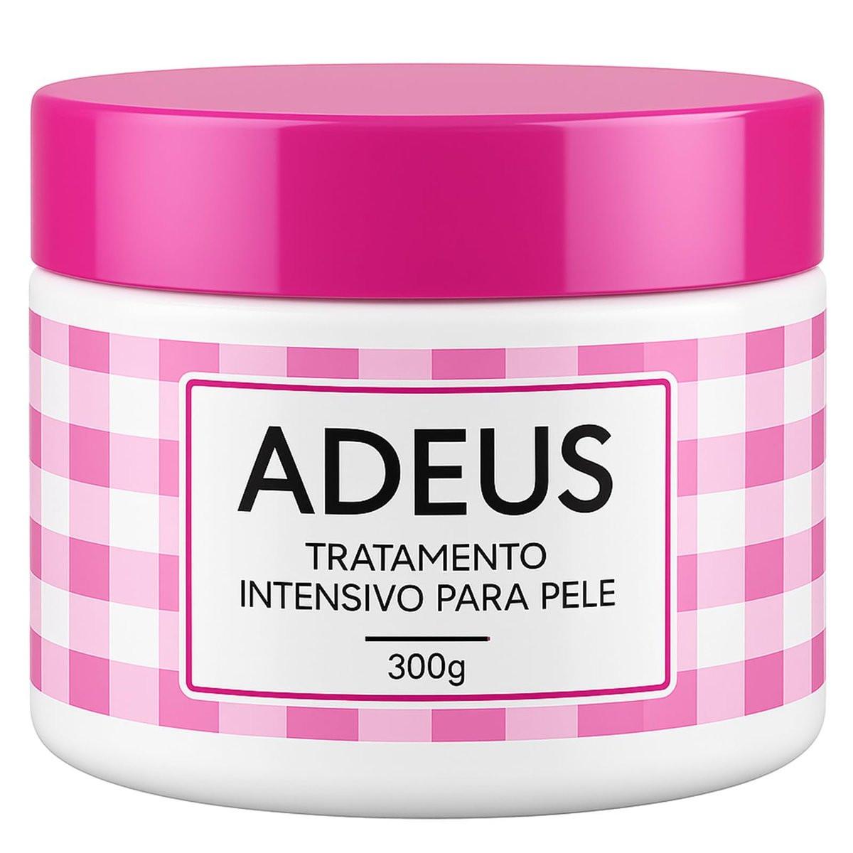 JINMAO Adeus Crema Brasileña – Intensive Multifunctional Body Treatment, Pink Stretch Mark Cream with Arnica, Ginger, Caffeine & Green Tea for Smooth, Elastic Skin – 300g