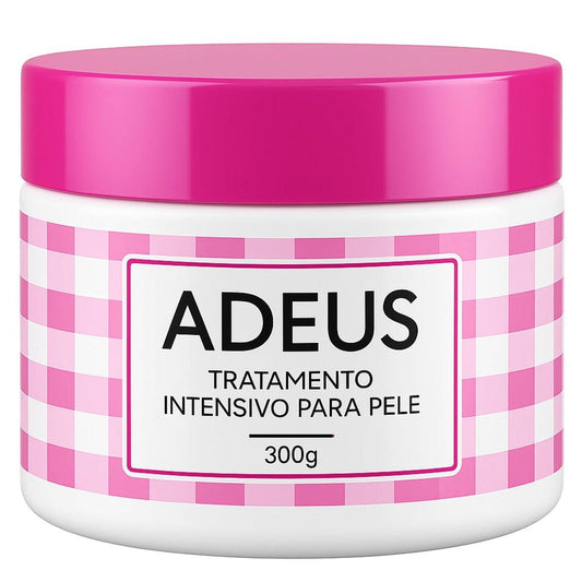 JINMAO Adeus Crema Brasileña – Intensive Multifunctional Body Treatment, Pink Stretch Mark Cream with Arnica, Ginger, Caffeine & Green Tea for Smooth, Elastic Skin – 300g