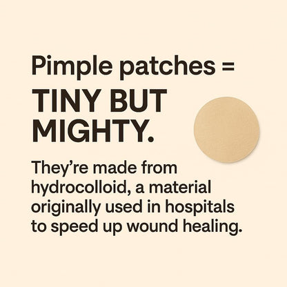 Meiiyo NOOD Pimple Patch – Hautfarben, ultradünn & atmungsaktiv, Hydrokolloid-Pflaster für diskrete Pickelabdeckung & schnelle Heilung, 20 Patches in 2 Größen (Sandstein)