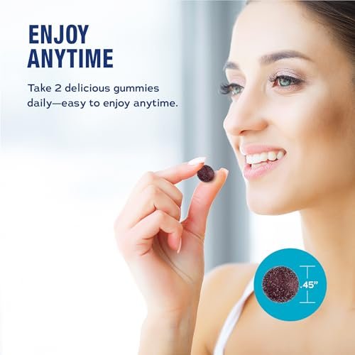 Natural Vitality Calm Magnesium Glycinate Gummis | Traubengeschmack | Nicht-GVO, Vegan & Glutenfrei | 50 Stück