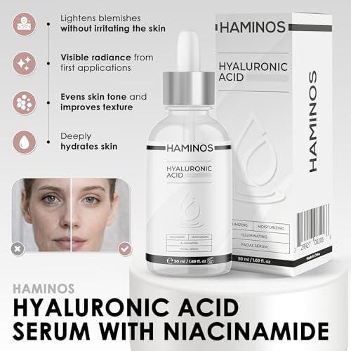 HAMINOS Mikrostrom-Gesichtsmassagegerät mit 3D-Rolle, 3 Intensitätsstufen, Lifting- & Straffungswerkzeug für Gesicht, Beine, Arme & Hals, sanfte Konturierung & Hautpflegeaufnahme