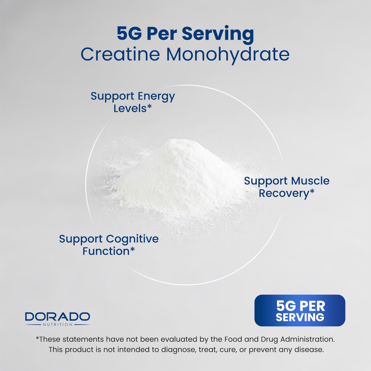 Kreatin-Monohydrat-Pulver 5g | mikronisiert & geschmacksneutral | 60 Portionen 5000mg pro Portion | reines Kreatin-Präparat für Männer & Frauen | unterstützt Muskelwachstum, Energie & Erholung | Non-GMO & vegan