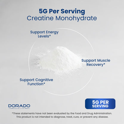 Kreatin-Monohydrat-Pulver 5g | mikronisiert & geschmacksneutral | 60 Portionen 5000mg pro Portion | reines Kreatin-Präparat für Männer & Frauen | unterstützt Muskelwachstum, Energie & Erholung | Non-GMO & vegan