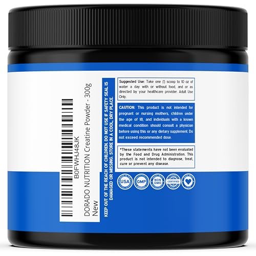 Kreatin-Monohydrat-Pulver 5g | mikronisiert & geschmacksneutral | 60 Portionen 5000mg pro Portion | reines Kreatin-Präparat für Männer & Frauen | unterstützt Muskelwachstum, Energie & Erholung | Non-GMO & vegan
