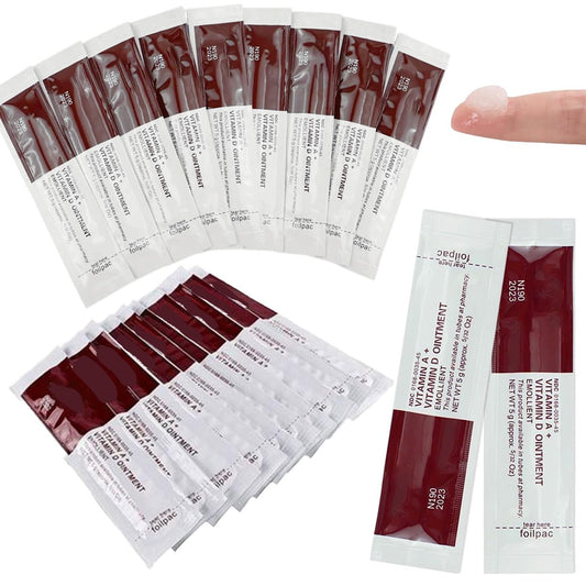 50er-Pack Tattoo-Nachsorge-Salbe mit Vitamin A & D – Narbenreparatur & intensive Feuchtigkeitscreme für Tattoo-Heilung & Hautregeneration – Professionell für Künstler & Studios