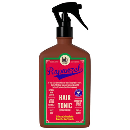 Rapunzel Haarwachstum Tonic von Lola From RIO – Rotes Haarwuchsmittel, 250 ml