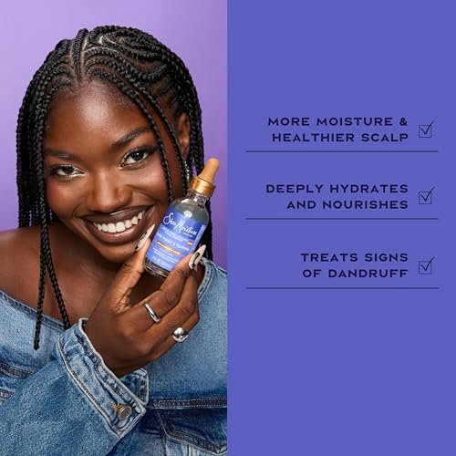 SheaMoisture Kopfhaut-Reparatur & Feuchtigkeitspflege Anti-Schuppen Serum mit Salicylsäure und Kopfhaut-Reparatur-Technologie – Tiefenwirksame Feuchtigkeit und verbesserte Kopfhautgesundheit, reduziert Schuppen und Juckreiz, 59 ml