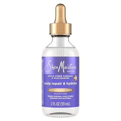 SheaMoisture Kopfhaut-Reparatur & Feuchtigkeitspflege Anti-Schuppen Serum mit Salicylsäure und Kopfhaut-Reparatur-Technologie – Tiefenwirksame Feuchtigkeit und verbesserte Kopfhautgesundheit, reduziert Schuppen und Juckreiz, 59 ml