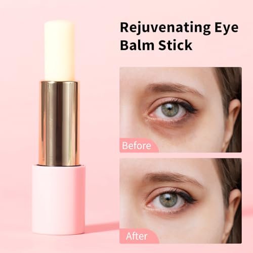 Anti-Aging Retinol Augenstift – Dunkle Augenringe Korrektur & Schwellungen Reduzierer, All-in-One Augenpflegestift für Falten & Tränensäcke, mit Koffein, Vitamin C & Niacinamid, Feuchtigkeitsspendend & Straffend