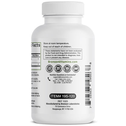 Bronson Quercetin mit Bromelain 2-in-1 Wellness Unterstützung, Non-GMO, 120 Kapseln