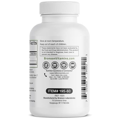 Bronson Quercetin mit Bromelain 2-in-1 Wellness-Unterstützung, Non-GMO, 60 Kapseln
