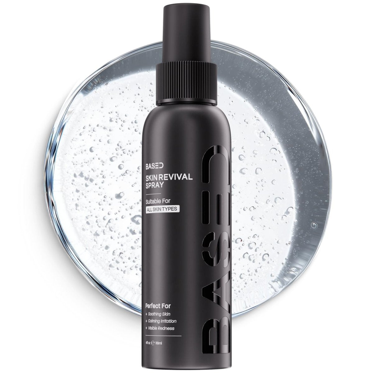 BASED Skin Revival Spray - Hypochlorige Säure Gesichtsnebel für klareres Hautbild, beruhigt Rötungen und Reizungen (118 ml, 1er-Pack)