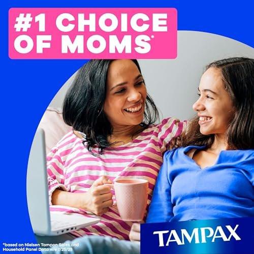 Tampax Starter Kit Multipack, mit LeakGuard Geflecht, Regular/Super Saugstärke, einfacher erster Tampon-Versuch, unparfümiert, 12 Stück