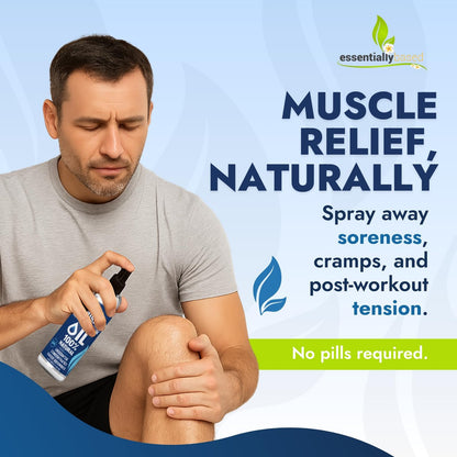 Reines Magnesiumöl Spray 8 oz – Topisches Magnesium für Schlaf & Füße – Extra Stärke – USP-Qualität – 100 % natürliches Öl gegen Muskelschmerzen & Krämpfe – Hergestellt in den USA – 2er-Pack