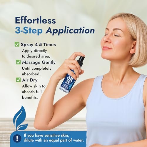 Reines Magnesiumöl Spray 8 oz – Topisches Magnesium für Schlaf & Füße – Extra Stärke – USP-Qualität – 100 % natürliches Öl gegen Muskelschmerzen & Krämpfe – Hergestellt in den USA – 2er-Pack