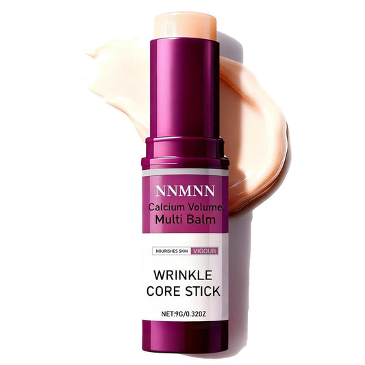 nnmnn Calcium Volume Multi Balm Stick - Angereicherte Calcium-Formel für Hautfeuchtigkeit, Anti-Aging, Glättung & Straffung - Mehrzweck-Balsam für Gesicht, Augen & Hals, Koreanischer Collagen-Feuchtigkeitsstick