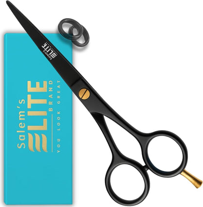 Professionelle Haarschere 6,5 Zoll – Hochwertige Barber-Schere für Damen & Herren – Salem's Elite Haarschere aus hochcarbonigem Edelstahl – Scharf, ergonomisch für Salon & Zuhause