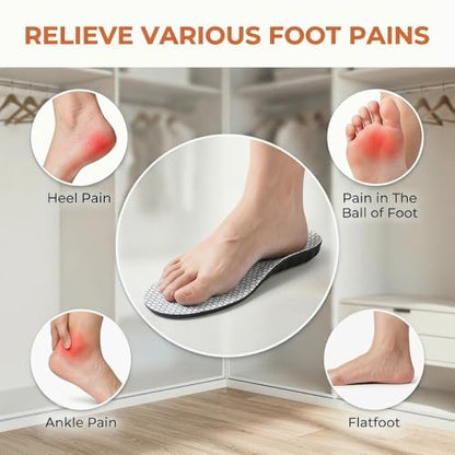 2026 Neue Stepper-Einlegesohlen für Damen und Herren – Cloud Memory Foam, extra weich, Fußschmerzlinderung, ganztägiger Komfort, Anti-Ermüdung & Stoßdämpfung (Gitter Weiß, Herren 7.5-10.5 / Damen 9-12)