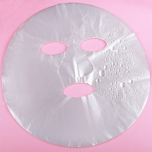 400 Stück Einweg-Gesichtsmaskenblätter DIY Transparente Plastik-Gesichtswickel für verbesserte Hautpflege und Heim-Spa Hautpflege Konservierungsmittel DIY Klar Spa Gesichtsblatt Maske Dünne Plastikfolie Feuchtigkeitsspeicherung