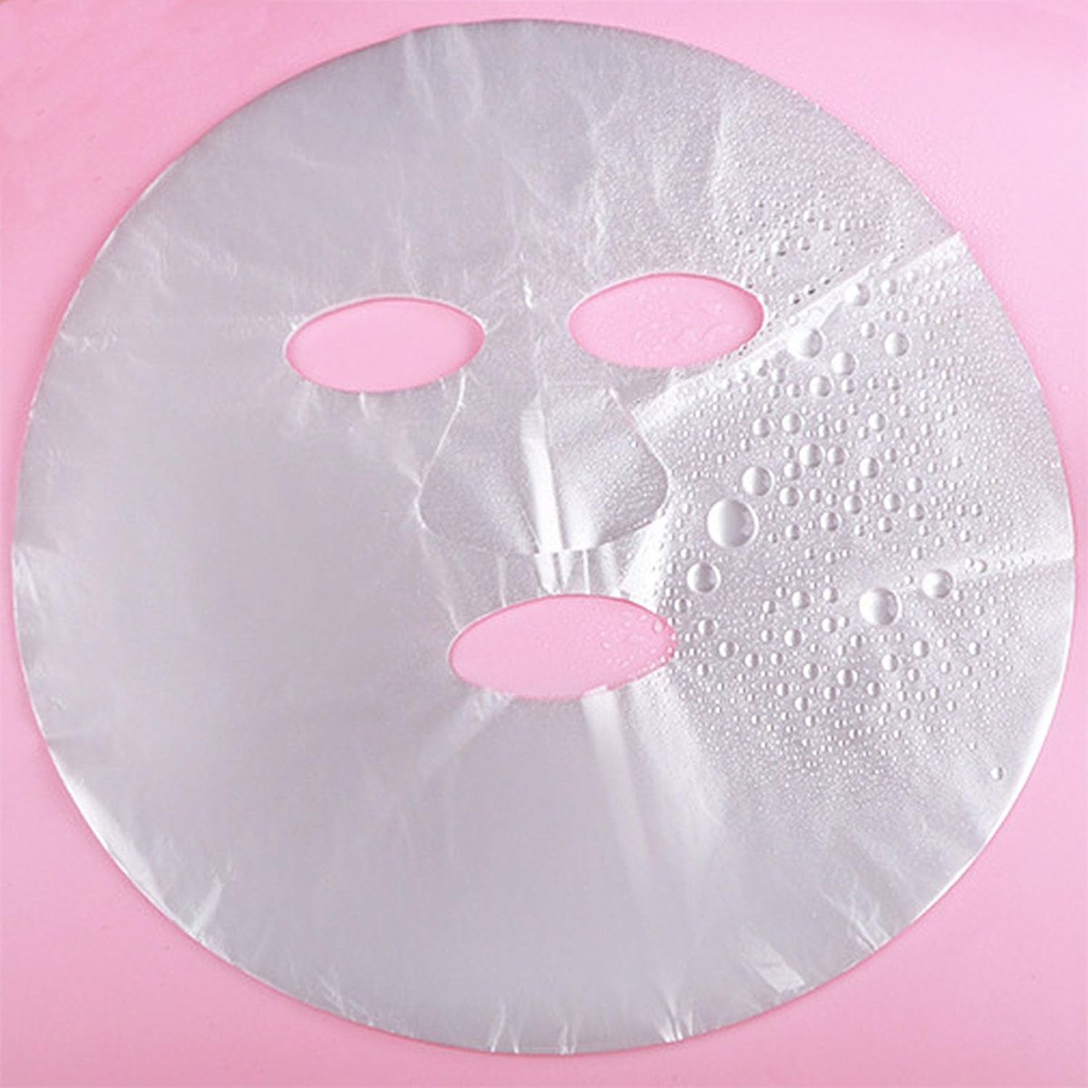 400 Stück Einweg-Gesichtsmaskenblätter DIY Transparente Plastik-Gesichtswickel für verbesserte Hautpflege und Heim-Spa Hautpflege Konservierungsmittel DIY Klar Spa Gesichtsblatt Maske Dünne Plastikfolie Feuchtigkeitsspeicherung