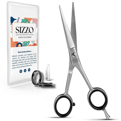 Haarschneideschere 6,5 Zoll – Professionelle Friseurschere von SIZZO | G-MAT DULL für Herren, Damen und Stylisten