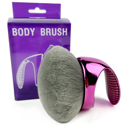Brvlsoc Blend & Blur Body Kabuki Pinsel – Selbstbräuner & Körper-Make-up-Pinsel für Foundation, Bronzer & Beingrundierung, vegane, mit Kohle angereicherte Borsten, streifenfreies Finish