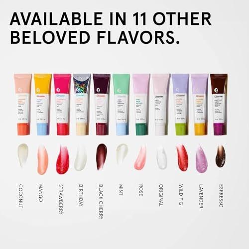 Glossier Balm Dotcom Hydrating Lip Balm Duo – Peppermint Bark & Ginger Snap – Nährende Lippenpflege Set, 2 x 15 ml