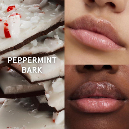 Glossier Balm Dotcom Hydrating Lip Balm Duo – Peppermint Bark & Ginger Snap – Nährende Lippenpflege Set, 2 x 15 ml