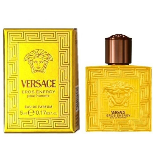 Versace Eros Energy Mini Cologne für Herren – Gelbes EDP Splash 0,17 oz, Probiergröße