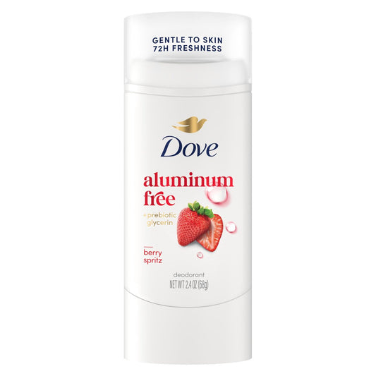 Dove Deodorant Stick Berry Spritz – 72h Schutz ohne Aluminium, 2,4 oz